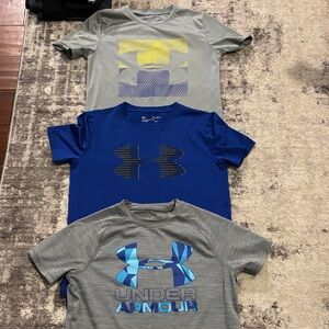 Under Armour Boys T-Shirt Bundle Youth Medium
